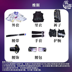 Game Valorant Cosplay Vyse Cosplay Men Women Halloween Party Carniavl Party Roleplay Costume Mask