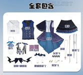 Vtuber Higashi Yukihasu Cosplay Costume Uniform Halloween Carnival Party Christmas Play Role Clothes Clothing for Women