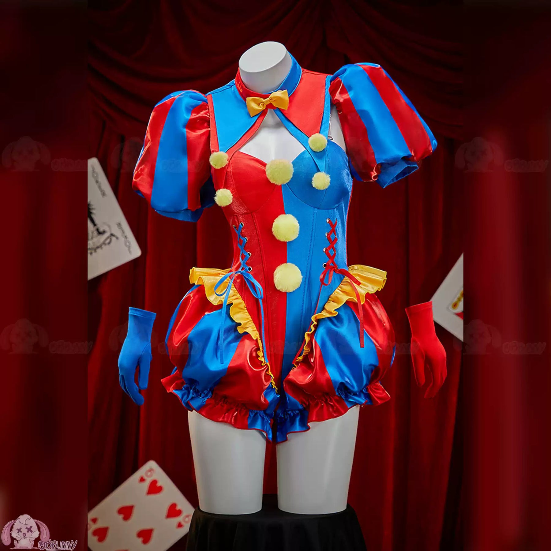 Shusheng-R Anime The Amazing Digital Circus Pomni Clown Pumpkin Pants Cosplay Costume S-XL