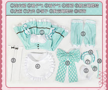 LoveLive!Superstar!!Uehara Ayumu Ruby Kurosawa Wakana Shiki Cosplay Costume Socks Apron Tie Hair Clip Wig Halloween Maid Set