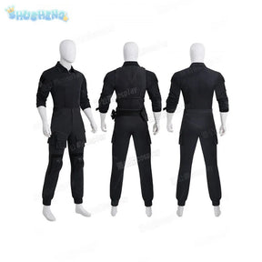 Movie Frank Castle Cosplay Daredevil Cos Born Again Costume Halloween Men's Fantasy Uniform Coat Pants Props Shoes Handsome Set