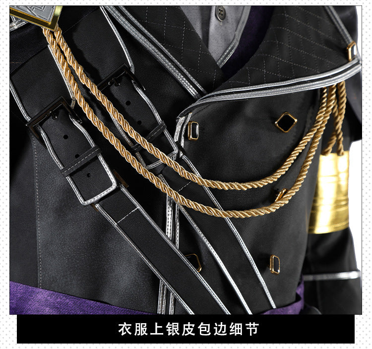Shusheng-R Clair Obscur:Expedition 33 Verso Cosplay Costume Halloween Men's Fantasy Uniform Coat Props Shoes Accessories Set