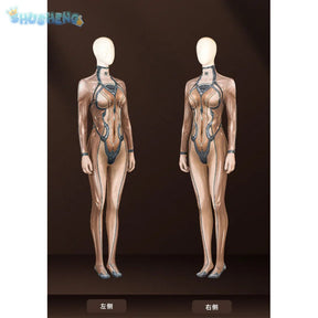 Eve IN STOC Game Stellar Blade Cosplay Costume Superhero Bodysuit Woman Catsuit Printed Spandex Eve Outfit Halloween Costume