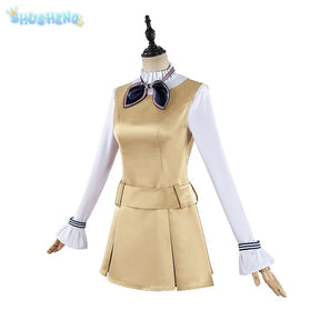 Movie New M3gan 2 Cosplay Costume M3gan Dress, tie, belt, socks set Halloween party casual women's man fashion uniform