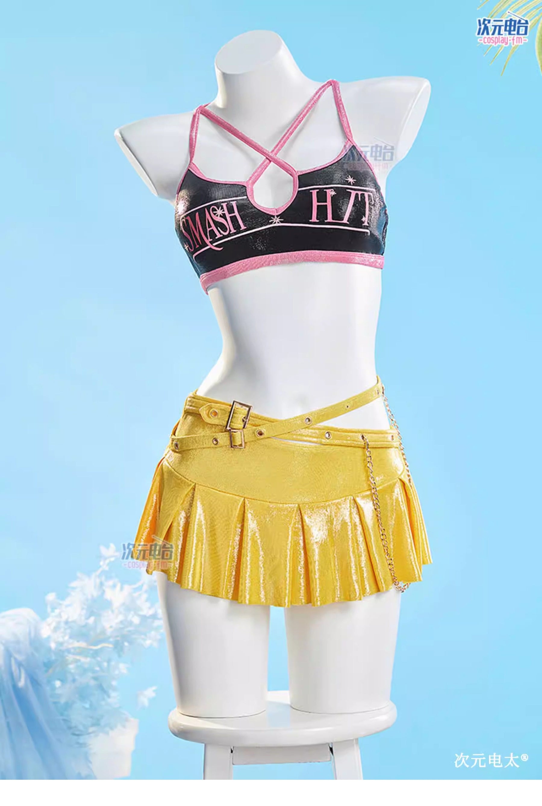 Shusheng-R Anime KPop Demon Hunters Mira Swimsuit Cosplay Costume S-XL