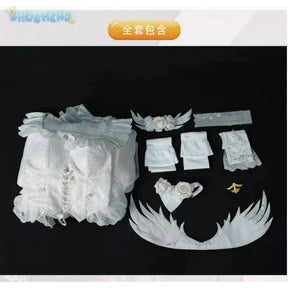 Anime HMS Janus Azur Lane cosplay costume Dress Socks Headwear Necklace Set Halloween Party Gorgeous Wedding Dress New Uniform