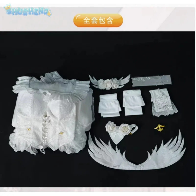Anime HMS Janus Azur Lane cosplay costume Dress Socks Headwear Necklace Set Halloween Party Gorgeous Wedding Dress New Uniform