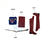 Superhero Cosplay Blue Bodysuit SuperWomen Zentai Costumes Womloak SuperGirl Cos Jumpsuit Rompers Aldult Outfits Role Play