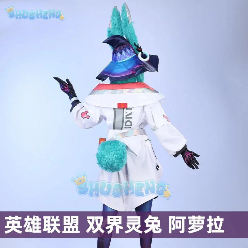 Shusheng LoL Aurora The Witch Between Worlds Cosplay Costume Uniform Hallowen Carnival Party Play Role Clothing for Wome