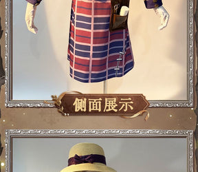 Game Identity V Doctor Emily Dyer Ivory Tower Cosplay Costume  Women Dress Anime Outfit Halloween Party Roleplay Fullset