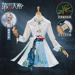 Identity Ⅴ Joseph Desaulniers Photographer Cosplay Costume Halloween summer beach casual uniform jacket shorts necklace prop set