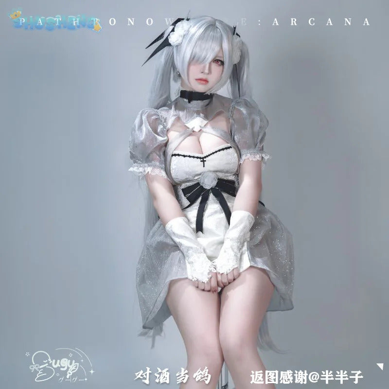 NIKKE：The Goddess of Victory Cinderella Cosplay Costume Anniversary Illustration Dress Halloween Carnival Sweet Lolita Uniform