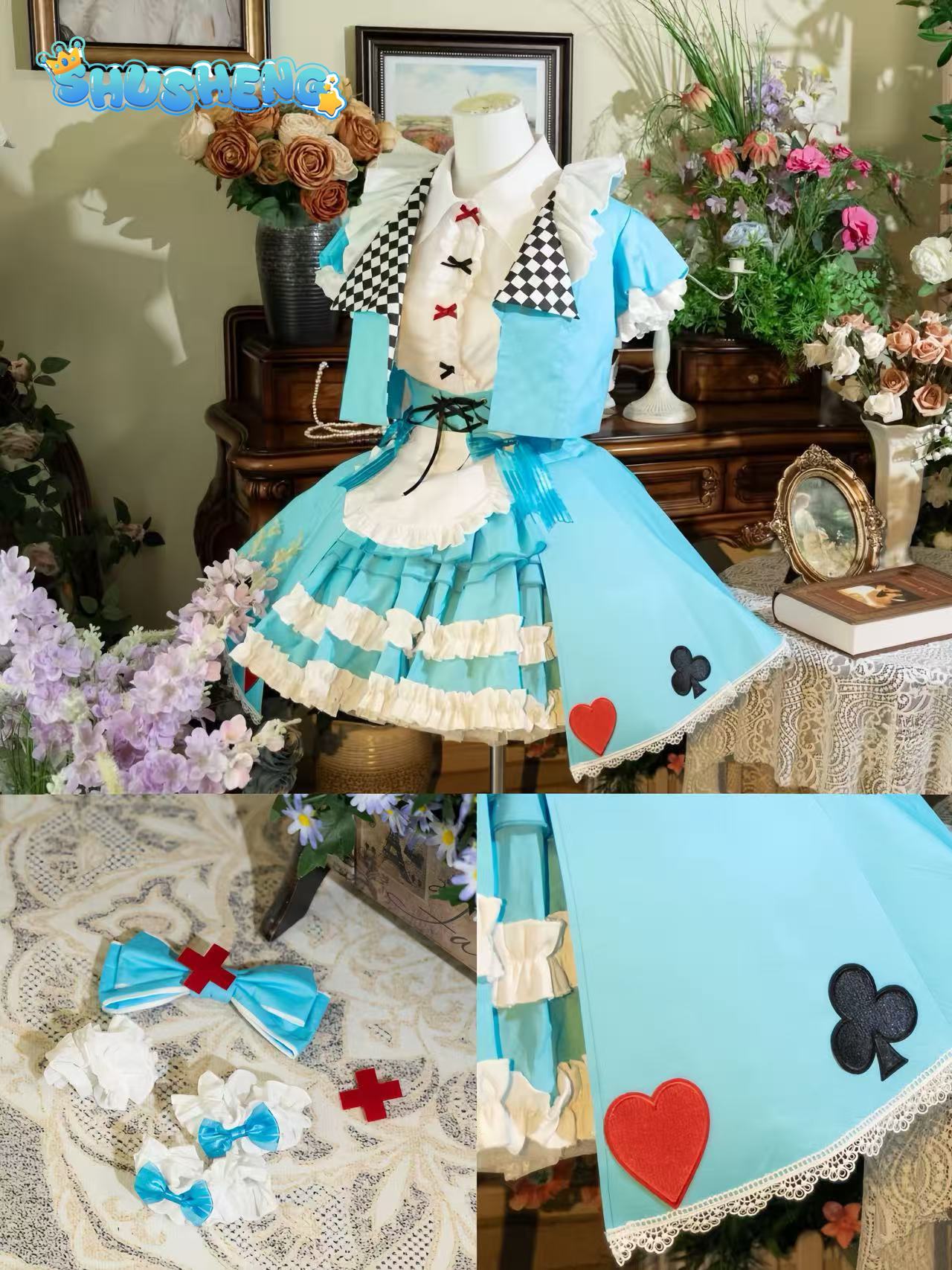 Anime Cosplay Series:  Shugo Chara! Amu Hinamori Alice Style Cosplay Sweet Costume Shushengcos