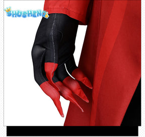 Anime Hazbin Cosplay Hotel Alastor Cosplay Costume Red Uniform Radio Demon Role Play Halloween Carnival Party Outfit