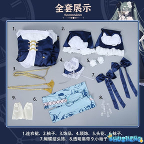Hatsune Miku Cosplay Costume 39 Party Moon Dress Clothing Accessories Set Anime Carnival Stage Show Magnificent Suit Girl Outfit