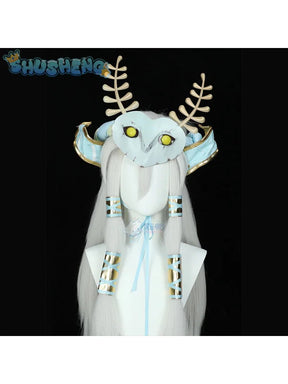 Zelda: Tears of the Kingdom Link Cosplay The Legend Costume Halloween party wig and crowns Accessories  Handsome cute Link set