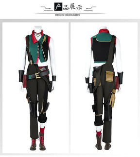 Arcane Season 2 Jinx Cosplay Costume BAOBAO Overall Uniform Halloween Carnival Party Christmas Play Role Clothes Clothing