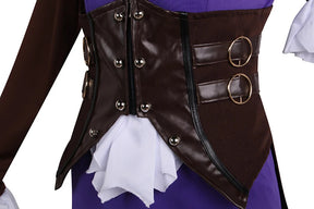 LOL Arcane Caitlyn Cosplay Costume Fantasia Disguise for Women Clothes Jacket Wig Roleplay Outfits Halloween Carnival Suit