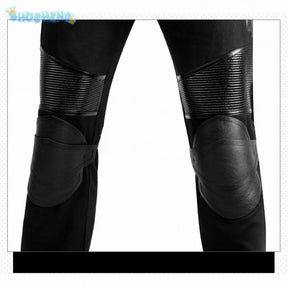 Geralt Witcher 3 Wild Hunt Cosplay Geralt Costume Men Handsome Black Leather Coat Belt Gloves Party Halloween Uniform Full Set