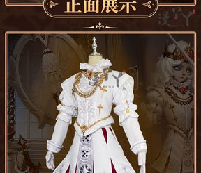 Identity Ⅴ Joseph Desaulniers Photographer Cosplay Costume Halloween party glamorous uniform accessorie props wig men women Set