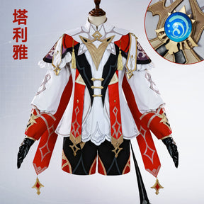 ‌Game Genshin Impact Mondstadt Dahlia Cosplay Costume Boy Outfit Anime Character Style Double Penetration Halloween