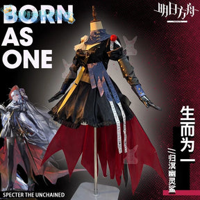 Specter Cosplay Game Arknights Costume Hat Stockings Accessories Props Gothic Lolita Dress Set Halloween Party Woman Uniform