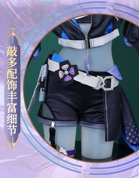 Silver Wolf Cosplay Costume Honkai Star Rail Carnival Uniform Anime Halloween Costumes Women Game