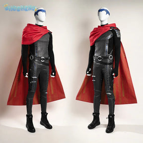 Movie Billy Kaplan Cosplay Agatha Cos All Along Costume Shoes Cloak hair accessories belts men fantasy Halloween party uniform