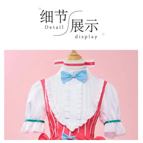 Girls Band Cry NINA ISERI Cosplay The Silent Fish Nlna lserl Costume Halloween Party Woman Dress Ladies Sweet Lolita Uniform Set