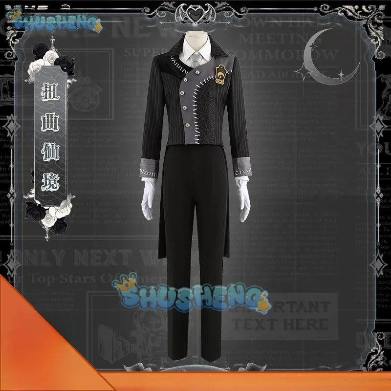 Twisted-Wonderland Jade Leech Cosplay Costume Uniform Halloween Carnival Party Christmas Play Role Clothes Clothing