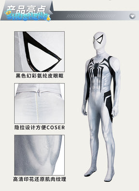 Movie Anti-Venom Cosplay Jumpsuit Mask Venom Spiderman Cosplay Costume Zentai Suit Halloween Outfit Party Bodysuit