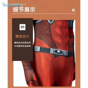 Link Yiga Clan Zelda: Tears of the Kingdom  Cosplay Costume Halloween Tight jumpsuit Uniform Men's Fantasy Mask Headset Prop Set
