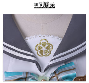 Anime Game Honkai Star Rail Fireflies Spring Missive Cosplay Clothing Full Set Costume Outfits For Woman JK Dress Cosplay Party
