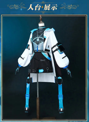 Genshin Impact Wanderer Balladeer Cosplay Kabukimono Costume Halloween Fashion DJ New Props Wig Accessories Men Women Uniform