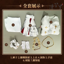 Identity Ⅴ Joseph Desaulniers Photographer Cosplay Costume Halloween party glamorous uniform accessorie props wig men women Set