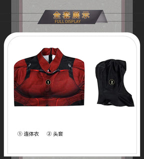 Daredevil‌ Cosplay Costume Jumpsuit Halloween Carnival Party Christmas Play Role Clothes Clothing for Men