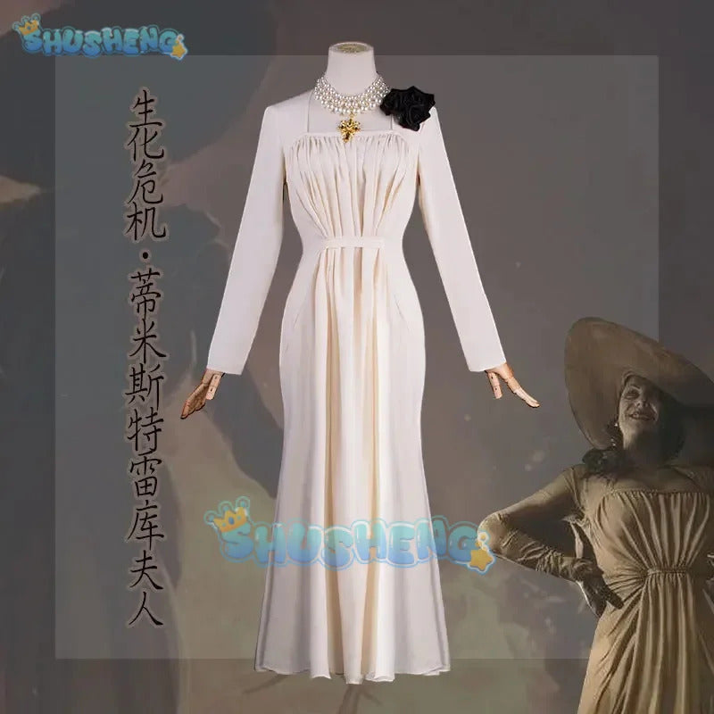 Halloween party Lady dimitrscu cosplay costume chamelain Alcina biohazce Comtesse sexy cosplay Lady Vampire Shusheng