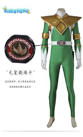 Kyoryu Sentai Zyuranger Burai Cosplay Costume Custom Size Kyoryu Sentai Zyuranger Green ranger Cosplay Halloween suit