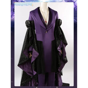 Game Twisted Wonderland Cosplay Vil Schoenheit Costume Tail necklace gloves purple gorgeous sexy dress Halloween uniform XS-XXXL