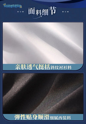 Phosphophyllite Antarcticite Land of the Lustrous Men Women Cosplay Costume Wig Tie Jumpsuit Outfit Uniform Belt