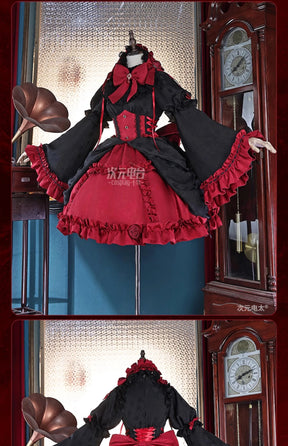 Anime Re:Zer Ram Cosplay Garage Kit Costume Halloween Party Sweet Lolita Dress Accessories Props Wig Set Woman Man MaidUniform