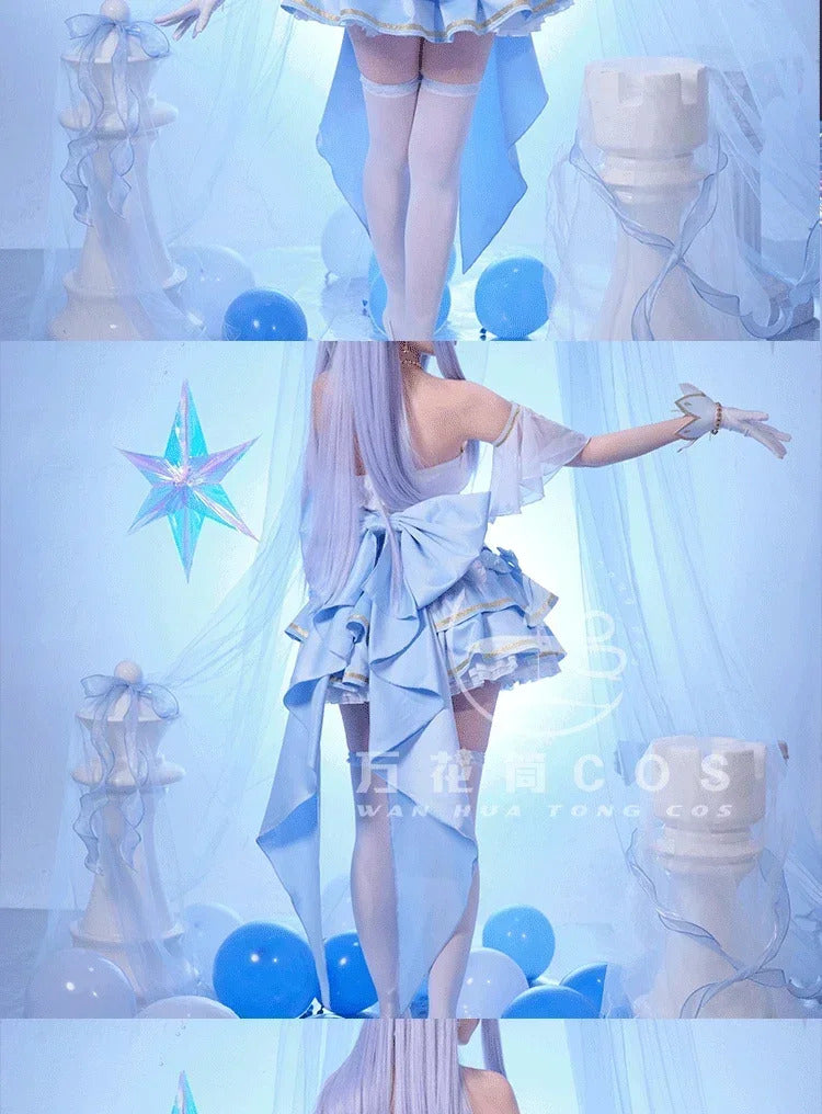 Vladilena·Milize Cosplay Anime 86 -Eightysix- Costume Magical Girl Uniform Dress Halloween Party Role Play Clothing