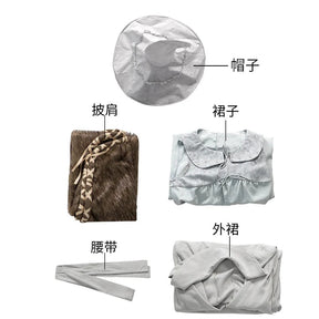 Ranni Cosplay Game Elden Witch Ranni Costume Dress Ring Cloak Hat Woman Man Carnival Party Cape High quality uniform set XS-XXXL