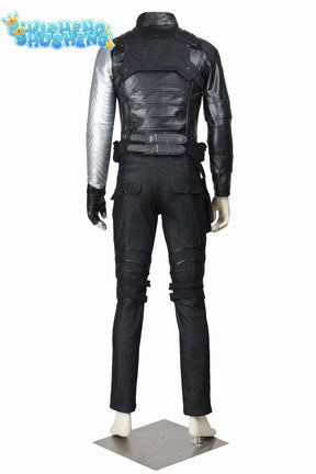 Bucky Halloween Carnival Cosplay Captain America 2 Costume Outfit Fancy Armor Harness Outfit