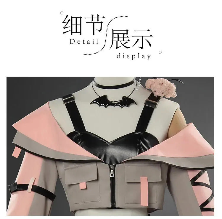 Akiyama Mizuki Momoi Airi Kiritani Haruka Hanasato Minori Little devil Cosplay Pjsk Costume Halloween New JK Prop Wig Uniform