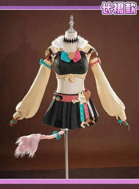 Genshin Impact Varesa Cosplay Costume Belt dress mask tail props accessories uniform Halloween party sweet Woman New Varesa set