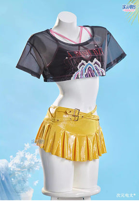 Shusheng-R Anime KPop Demon Hunters Mira Swimsuit Cosplay Costume S-XL