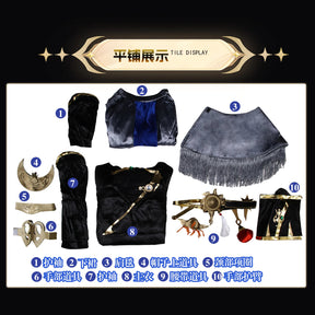 Final Fantasy XIV FF14 Astrologian Cosplay Costume Halloween Carnival Costume Support Customization