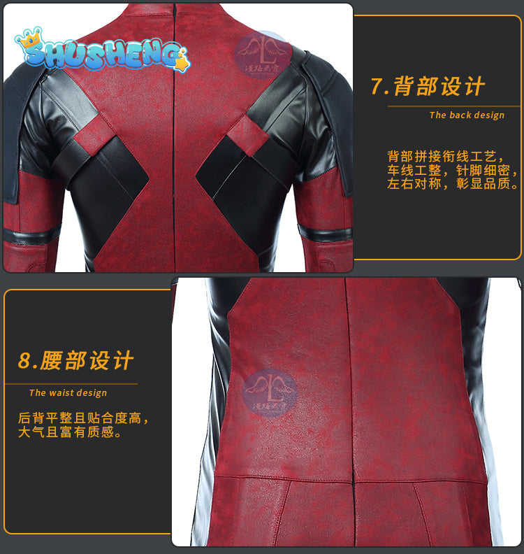 New Pro Wow Dead pool Cosplay Costume Cos Halloween Christmas Party Game Comic Con Fashion Clothes