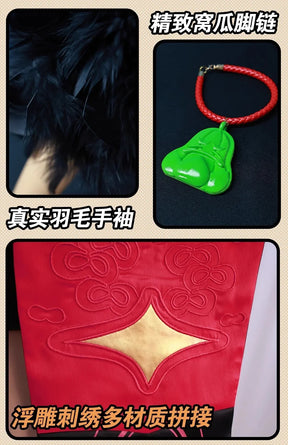 Zenless Zone Zero Sweety Cosplay Costume Cheongsam Uniform Headwear Sunglasses Yum Cha Sin Halloween Party for Women Girls